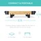 Best Choice Products 40in Air Hockey Arcade Table w/ 100V Motor, Electric Fan, 2 Strikers, 2 Pucks